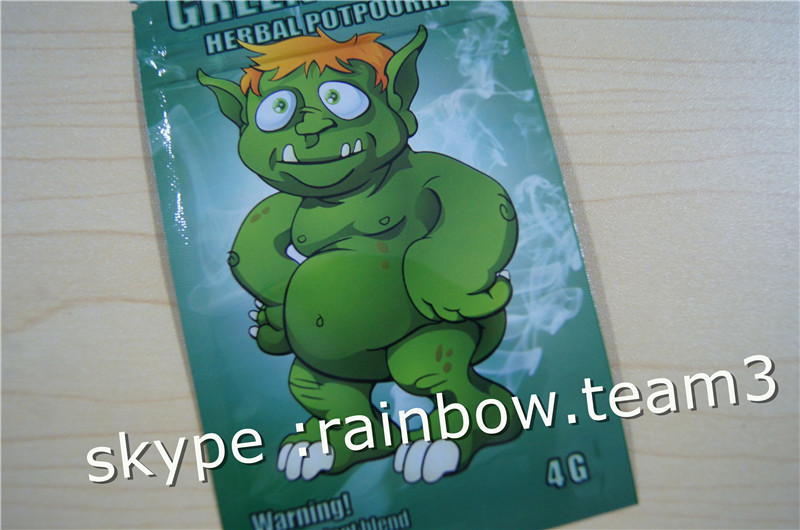 حقيبة البخور العشبية / ثلاثة الجانب ختم حقيبة سستة / مخصص حقيبة البخور العشبية للحصول على 1g / 2g / 3g / 4g / 5g كيس الكيس لمسحوق