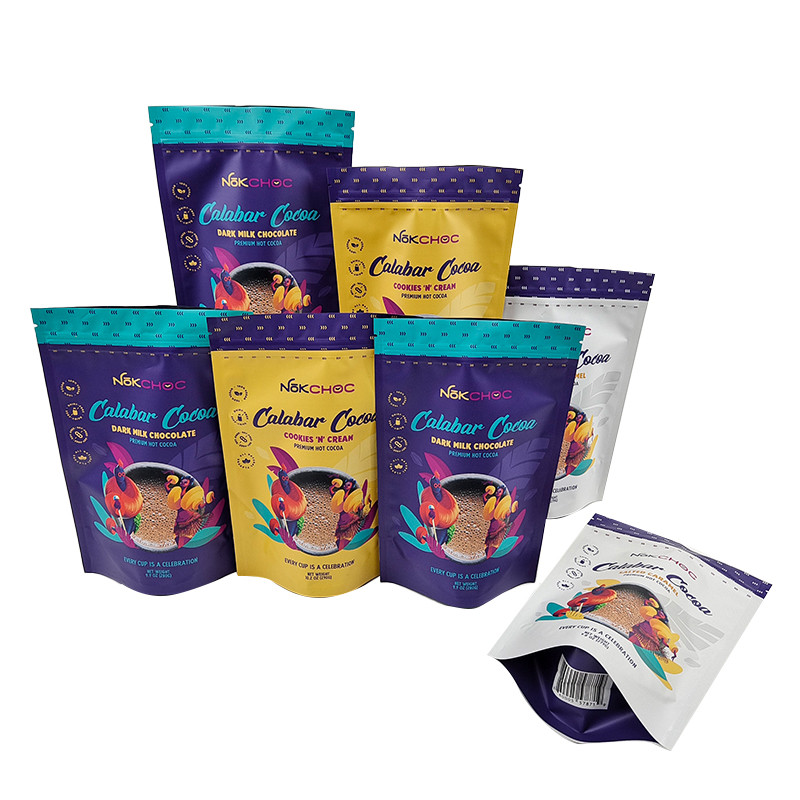 التعبئة والتغليف الصالحة للأكل مخصصة الوقوف الحقيبة الحقيبة مع رائحة زيبر إثبات