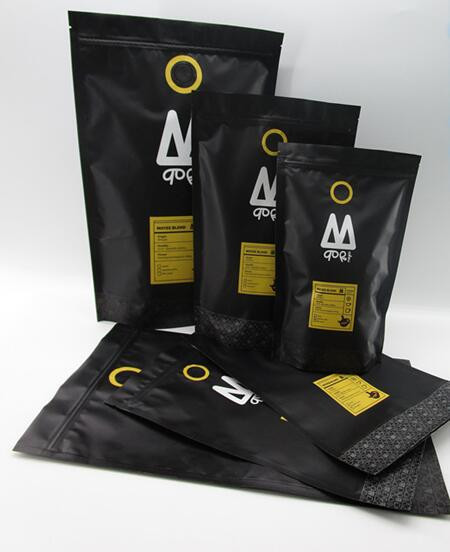 الجملة ودية رخيصة يقف مخصصة طباعة 250g / 500g / 1kg أكياس ورق الكرافت للفول