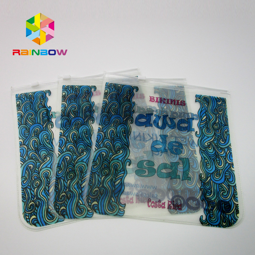 مخصص ملابس السباحة حزم PVC زيبر حقائب سحاب