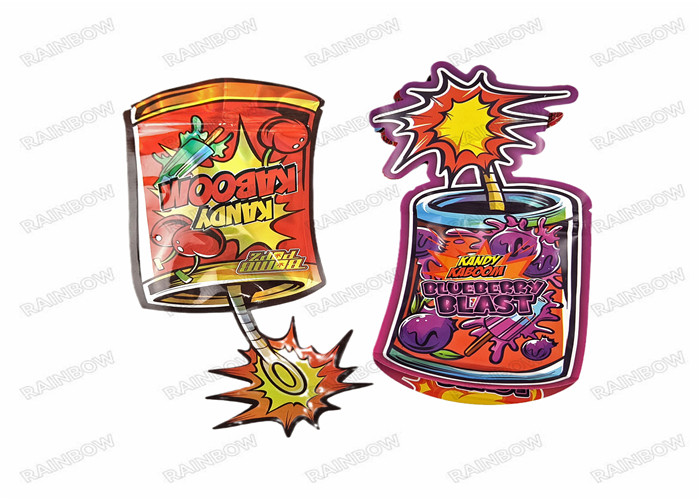 مخصص شعار يموت قطع أكياس زيبلوك الصغيرة 3.5 جرام تغليف الغذاء الصف رائحة إثبات زيبر