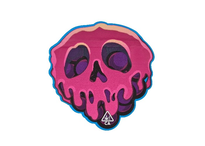 3.5 جرام - 28 جرام أكياس هولوجرام من رقائق الألومنيوم مايلر ذات لمسة نهائية غير لامعة غير منتظمة الشكل