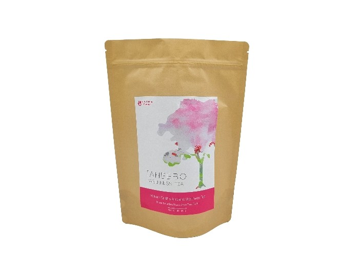 الحقائب القابلة للتحلل الحيوي تصميم مخصص أكياس ورق الكرافت لتغليف القهوة