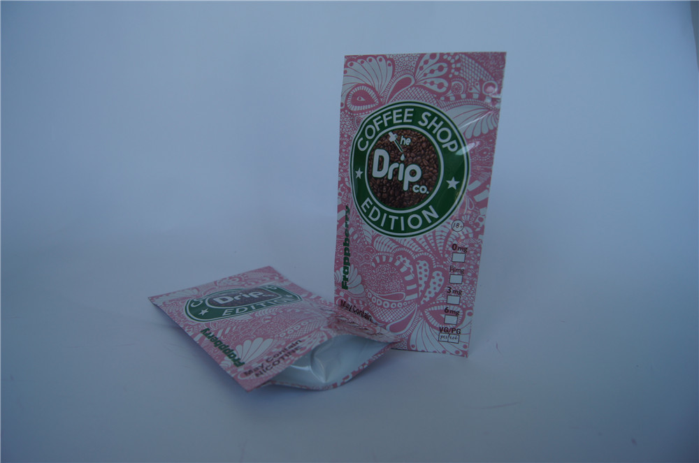 طباعة مخصصة الوقوف أكياس التعبئة والتغليف Vape حزمة مع زيبر / الشق المسيل للدموع