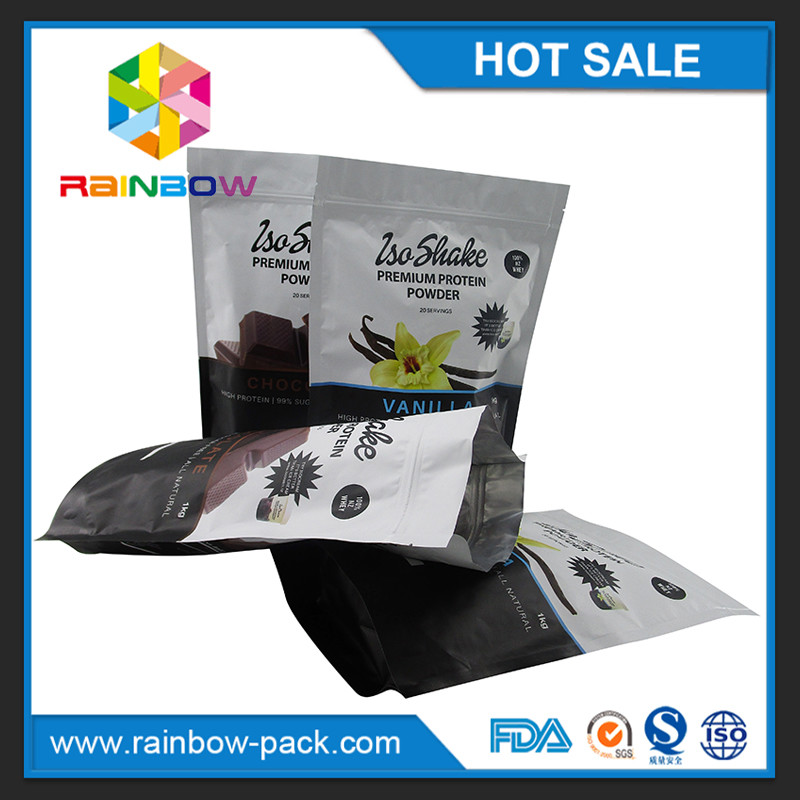 الغذاء الصف 1kg الوقوف حتى كيس مسحوق بروتين مصل اللبن packaing مع زيبلوك