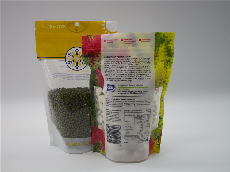 تكملة الغذائية حقيبة التعبئة والتغليف احباط كيس مايلر مع قفل سحاب لمسحوق البروتين