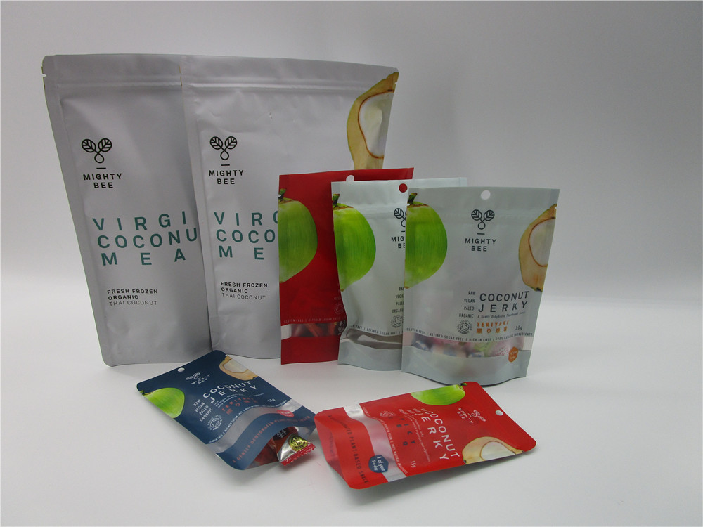 مخصص طباعة السطح احباط الحقيبة لتغليف الجوز / سناك / المفرقع / الكعكة