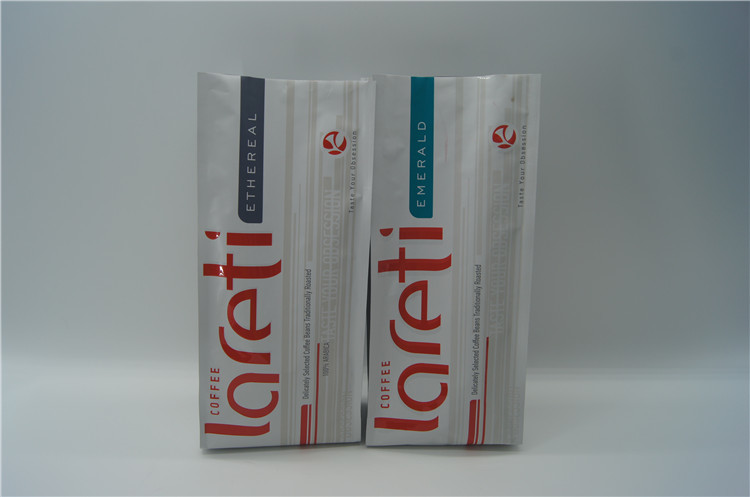 Customzied الجانب مجمعة أكياس التعبئة القهوة للقهوة الأرض مع صمام