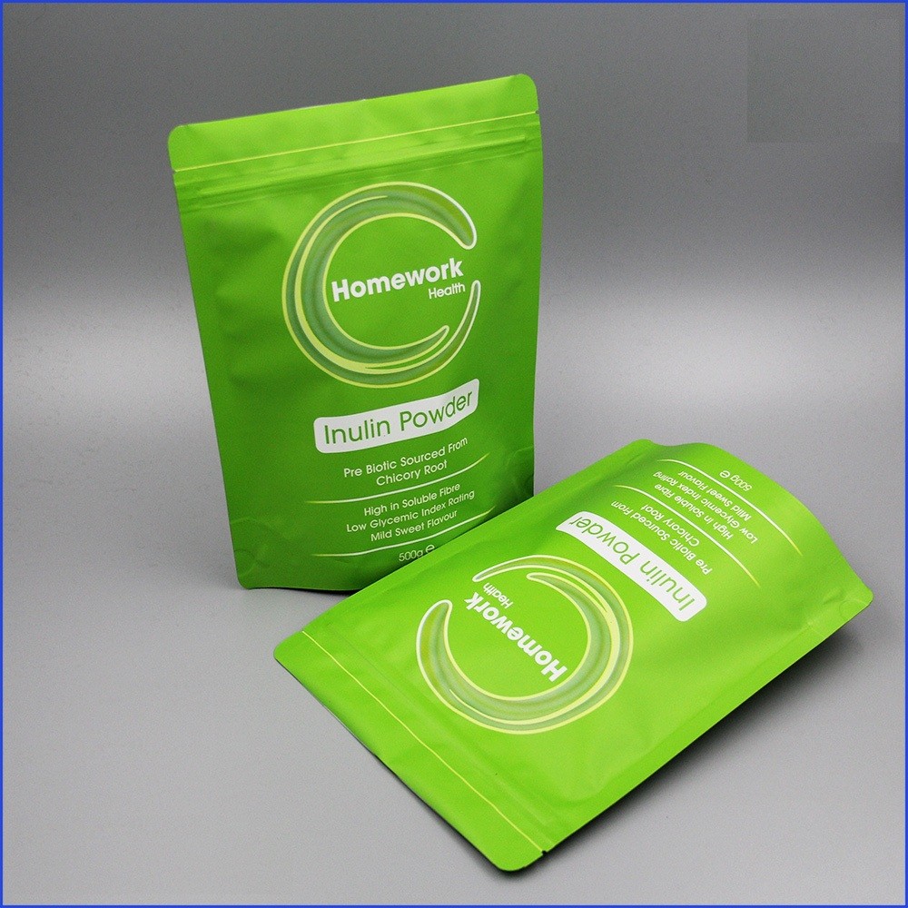 أكياس قابلة لإعادة الاستخدام Zip Coffee Valve Foil Lined Stand Up قهوة / شاي / مسحوق تغليف الحقيبة