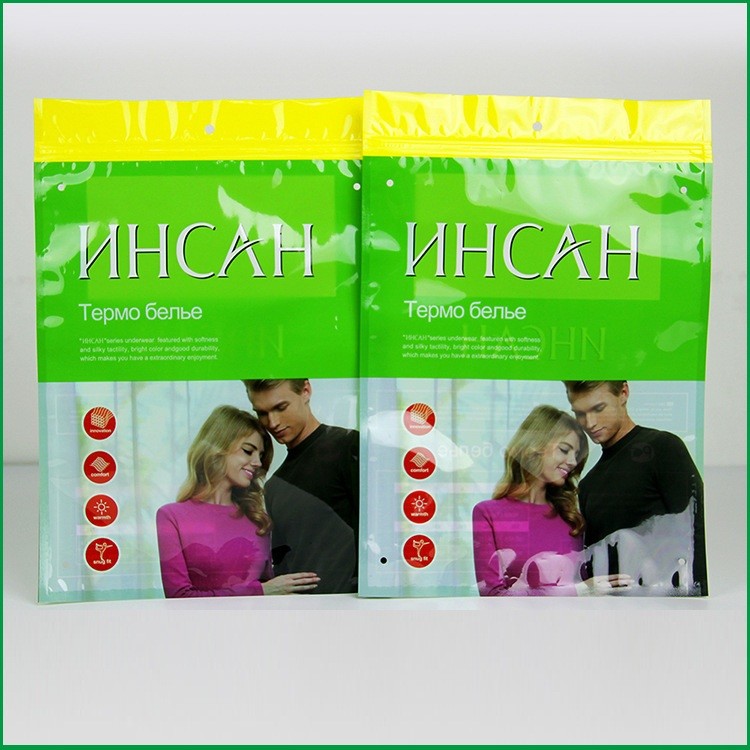 مخصص Ziplock البلاستيك الحقائب تغليف تي شيرت كيس التغليف البلاستيكية للملابس