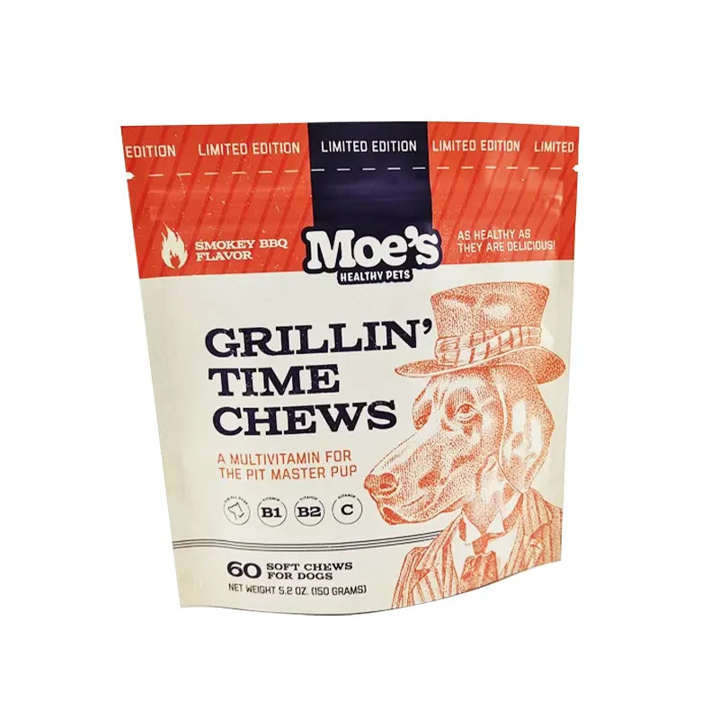 أكياس طعام الحيوانات مع خندق دموع للكلاب