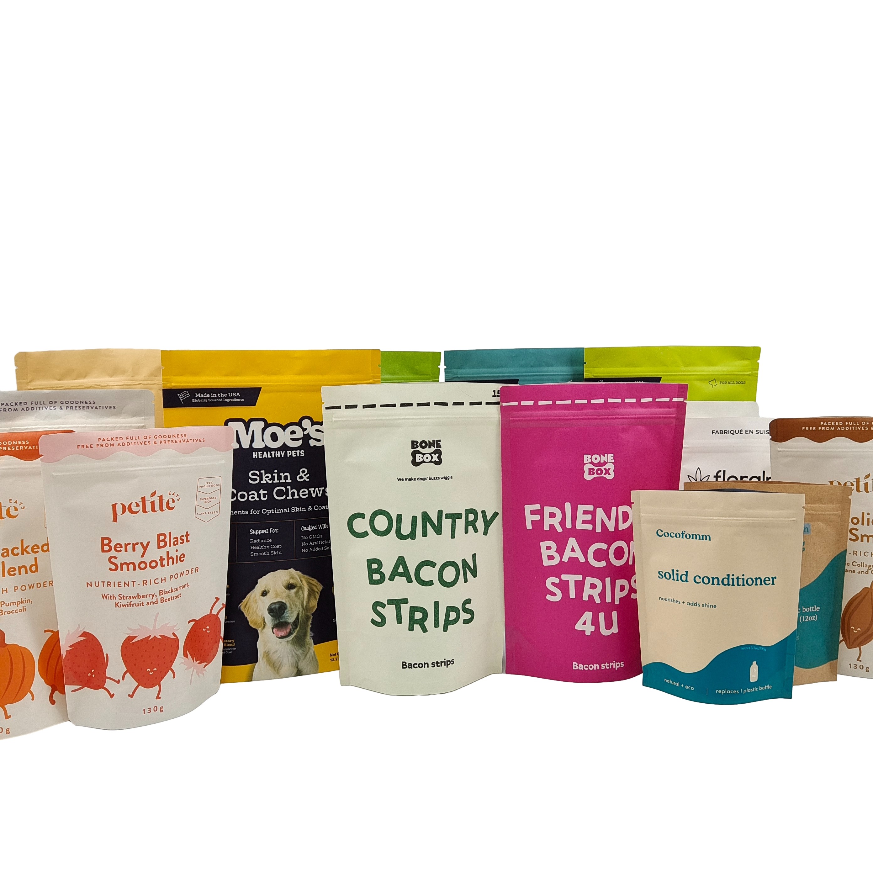 بيع بالجملة بطباعة مخصصة قابلة للتحلل الحيوي ورق الكرافت عالي الجودة قابلة لإعادة التدوير كيس الدعاء الصف الغذائي كيس بلاستيكي سيبلوك