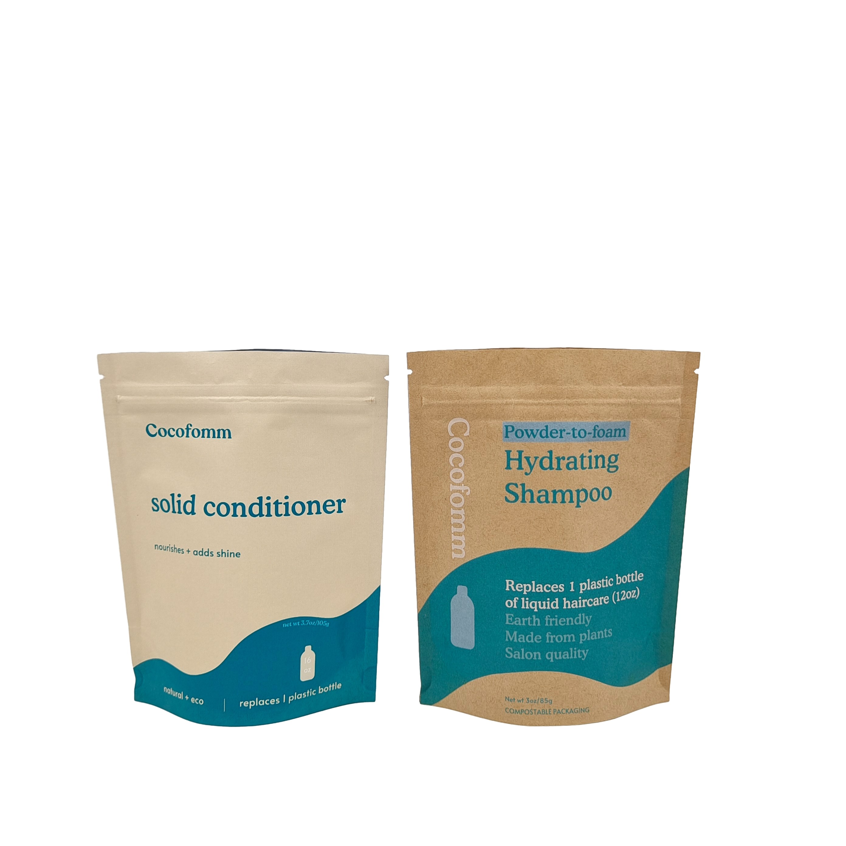 حقيبة أدوات قابلة للتحلل البيولوجي قابلة لإعادة التدوير والتي تم تصنيعها خصيصًا والتي تقف على الأقدام مع فتحة سحب أكياس الورق الكرافت أكياس التعبئة الغذائية