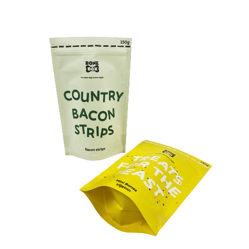 كيس التعبئة البيولوجية للقهوة البذور الكرافت ورق قابلة لإعادة التدوير الوقوف كيس القهوة