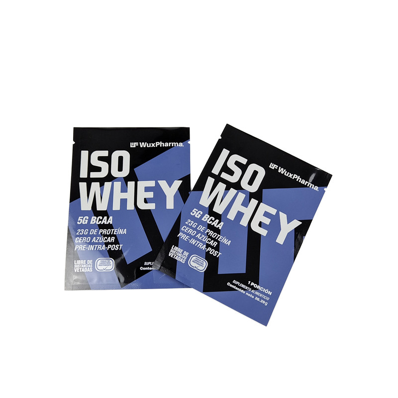 ثلاثي الجانب المغلقة ورق الصفائح الحقيبة التعبئة تحتفظ 10g الخاص بك إضافة قوة عبوات عينة