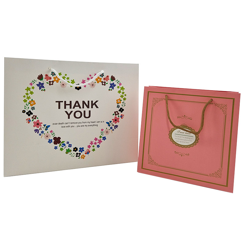 حقائب ورقية بنية طراز الغذاء حقيبة تسوق