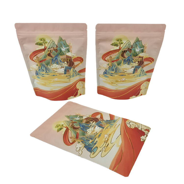 أفضل مبيعات مخصصة للامساك الناعمة كيس مايلر الوقوف أوراق الألومنيوم 3.5 غرام عديم الرائحة البروتين القهوة التوابل الدقيق التعبئة