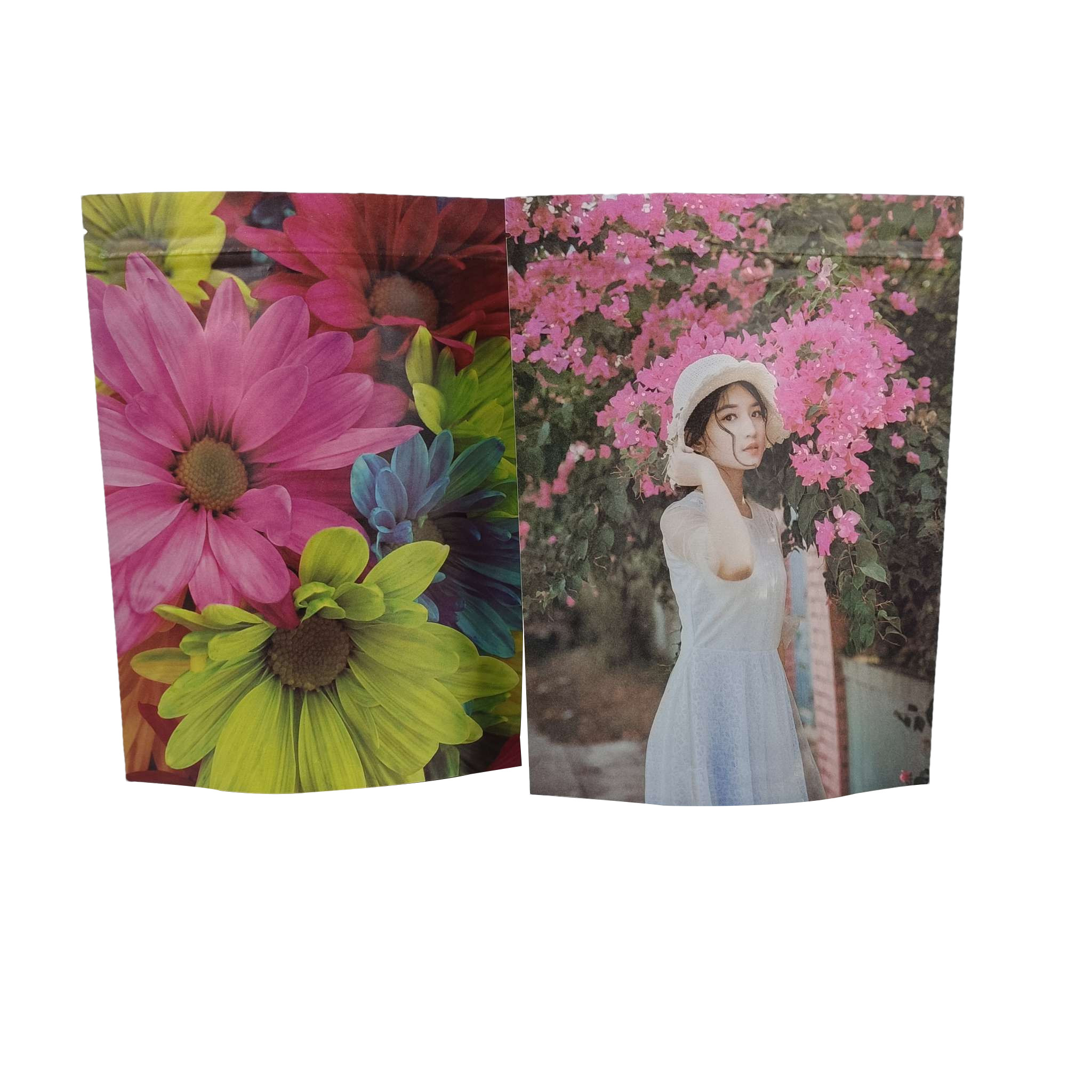 كيس التعبئة الغذائية المخصصة من البلاستيك زيب قفل أكياس الألومنيوم