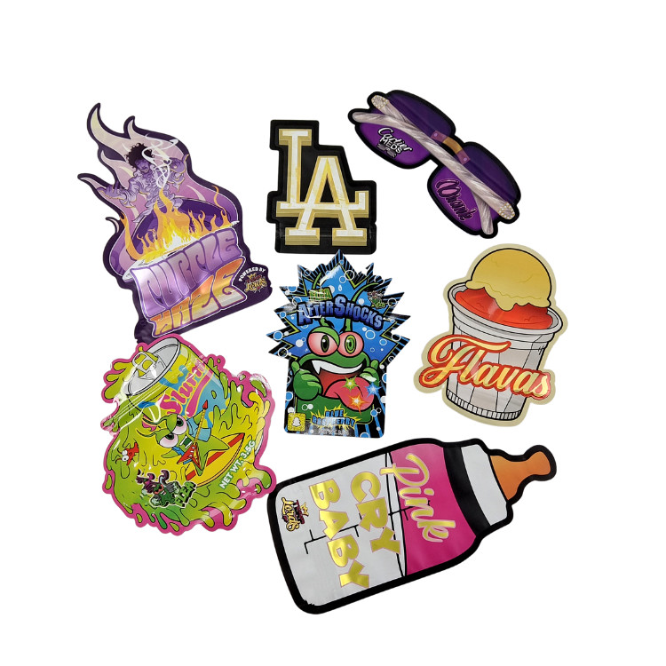 3.5 غرام تعديل التعبئة والتغليف وطباعة الشعار خاصة فريدة من نوعها في الداخل مطبوعة هولوغرافية قطع الموت كيس مايلر