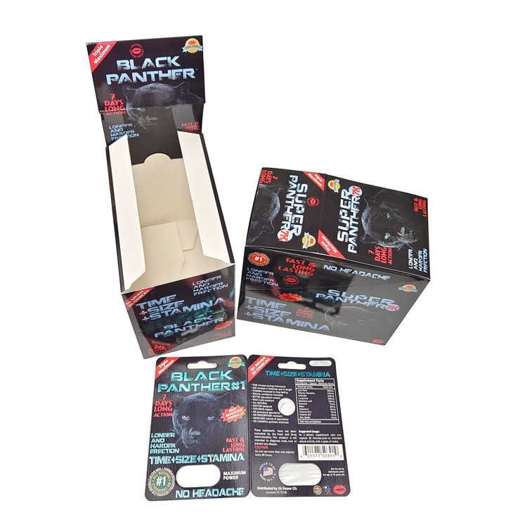 بالجملة عسل وحيد القرن المطبوع بالذهب السر المعجزة العسل 3d ورق بطاقة العرض صندوق العسل أكياس التعبئة والتغليف