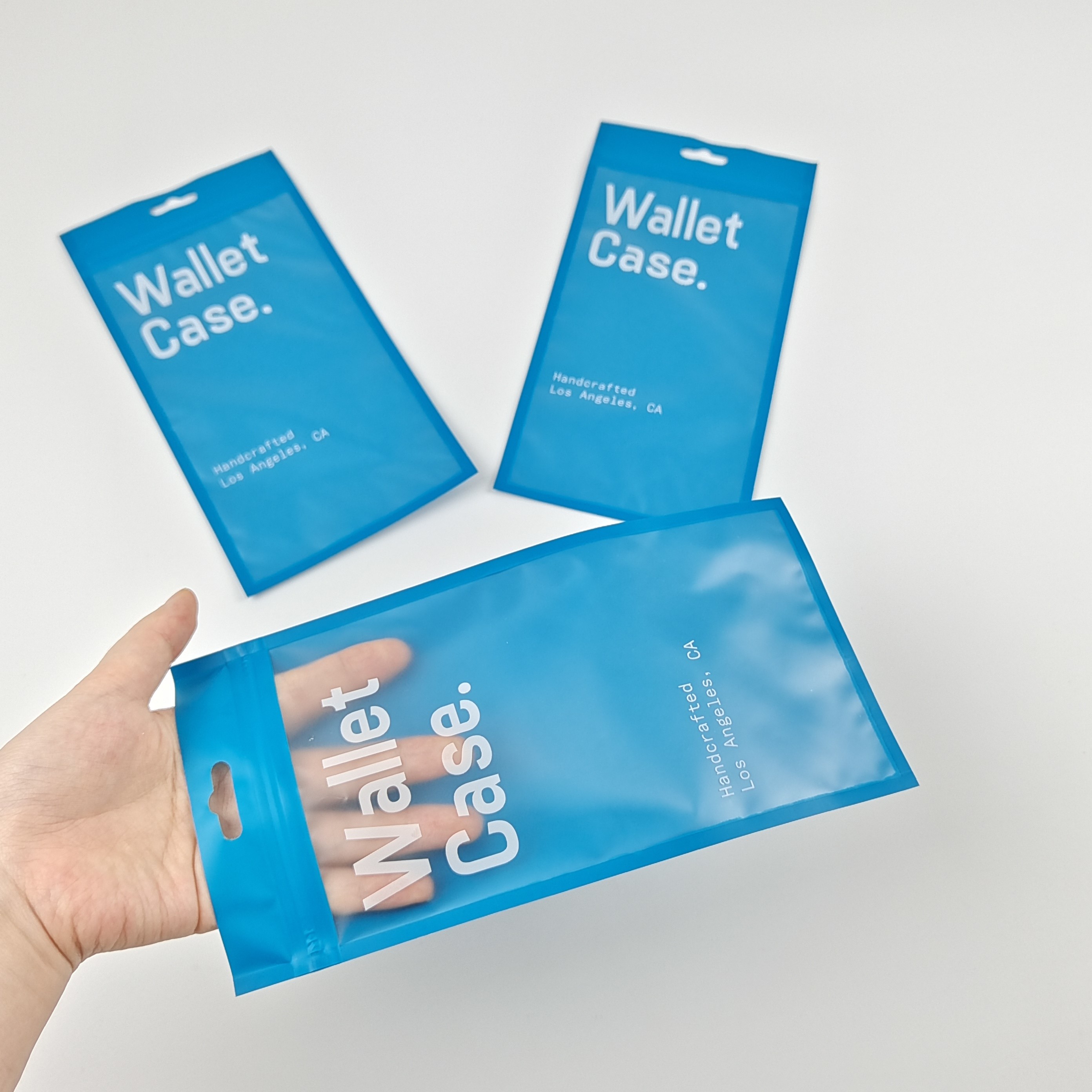 ثلاثي الجانب الختم السحب الفلوت محفظة محفظة الهاتف أكياس التعبئة البلاستيكية