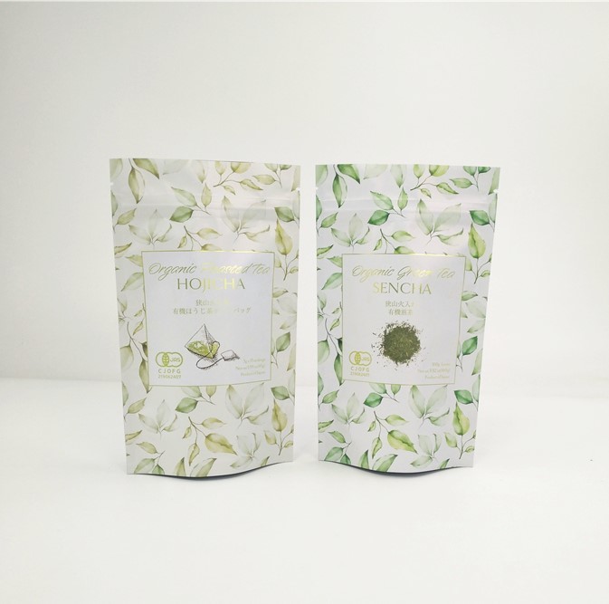 كيسات الورق الكرافت البني اللون PLA من نوع الغذاء المخصص كيسات الطعام الكوكيز القابلة للأكل كيسات التعبئة والتغليف مع نافذة