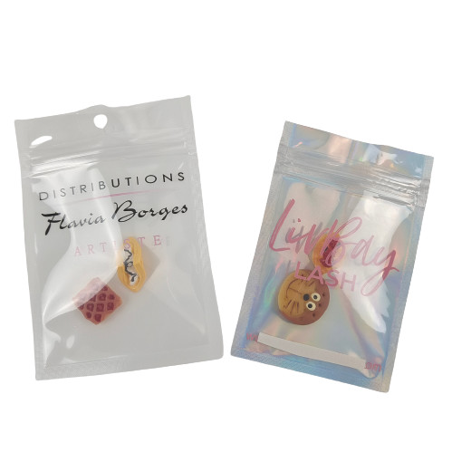 حاويات كيس بلاستيكي مخصصة طباعة الحفرة للتعبئة المهنية