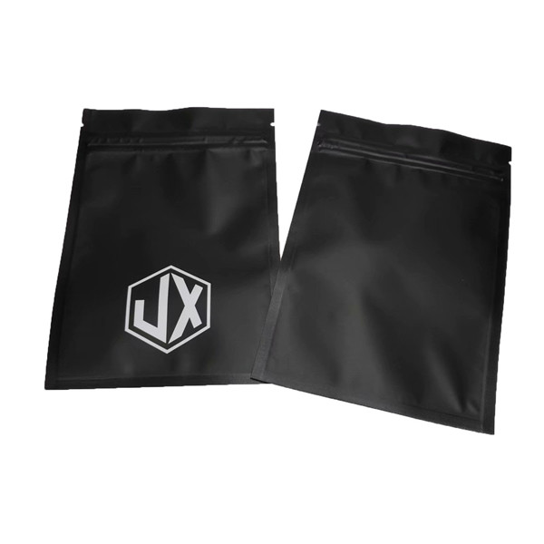 أسود متطاطى كابل الختم ثلاثي الجانب USB أكياس التعبئة البلاستيكية مع السحاب