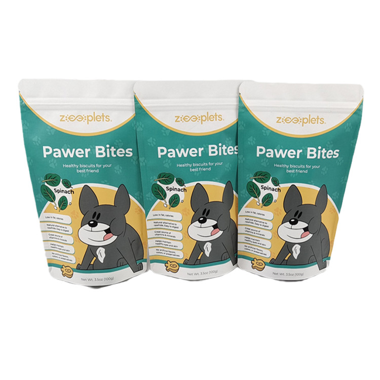 حقيبة التعبئة المطبوعة من الورق الكرافت للحيوانات الأليفة