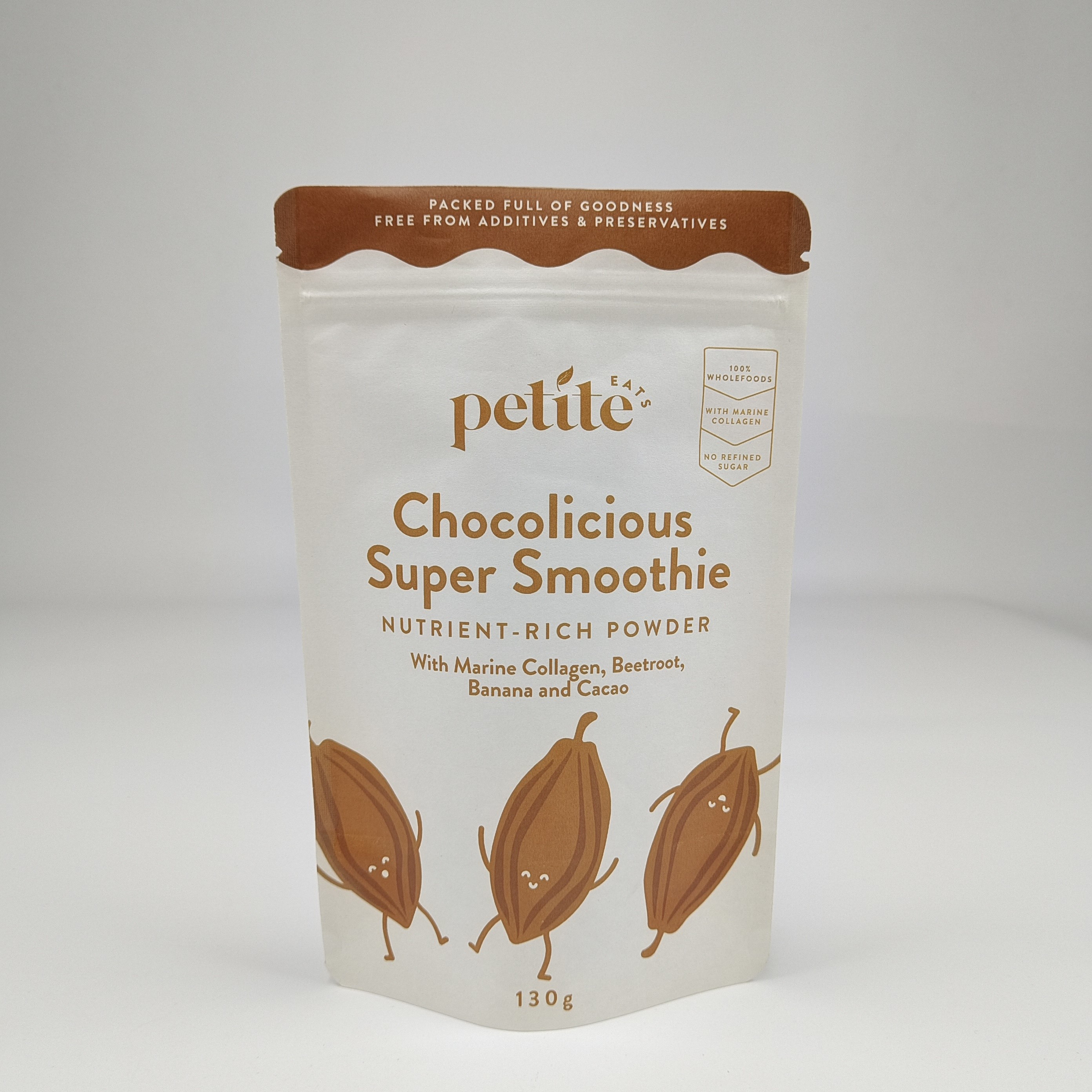 عينة مجانية حقيبة أدوات قابلة لإعادة التدوير حقيبة ورق كرافت سحابية حقيبة شاي مخصصة حقيبة سحابية بيضاء