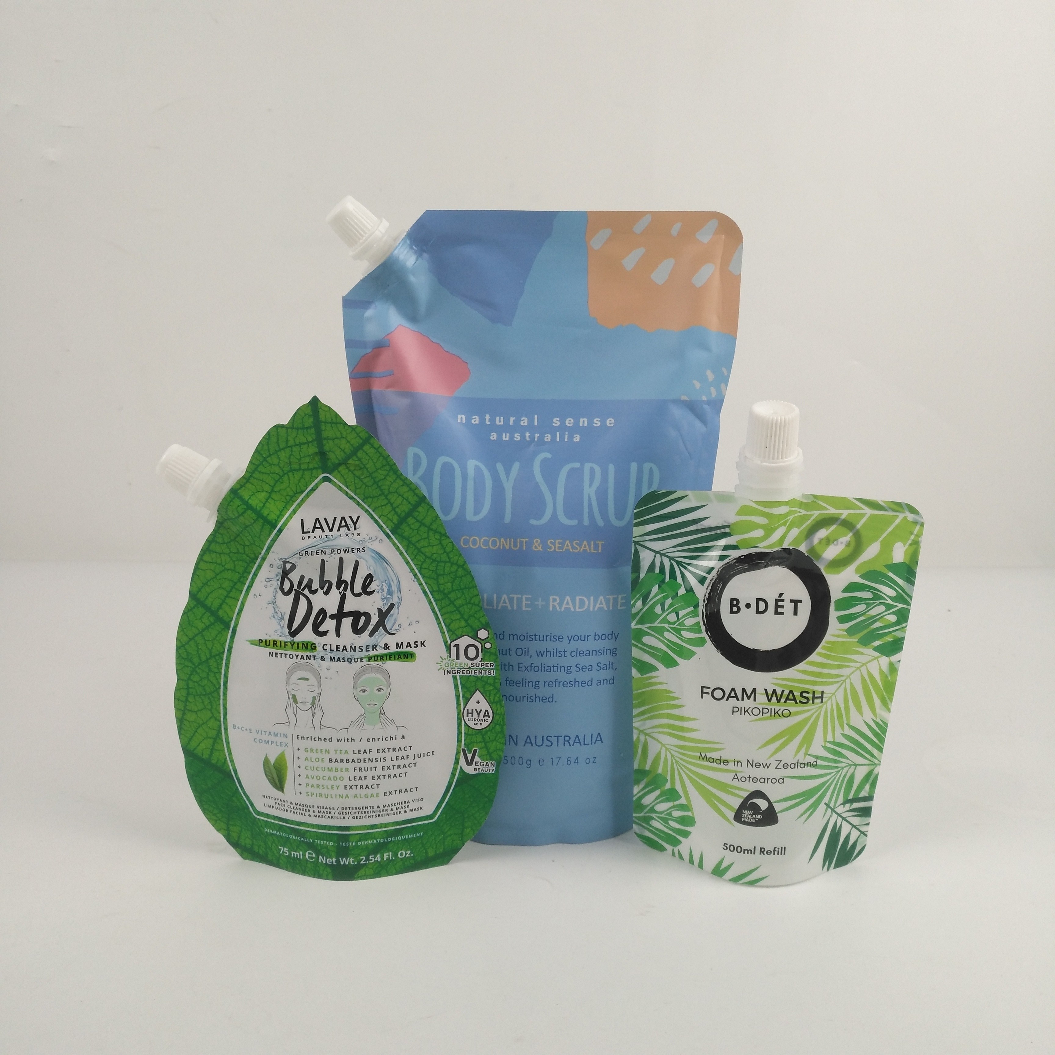 الغذاء الوقوف فوق كيس البصاق مع شعار مخصص المقبول