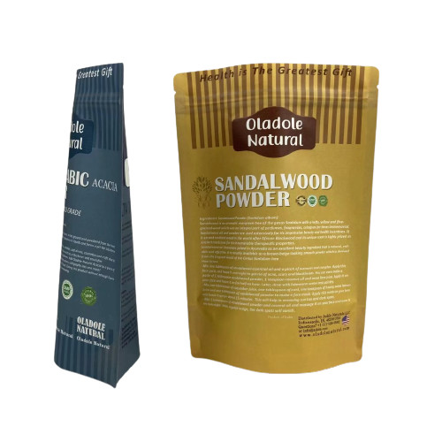 حقيبة الوجبات الخفيفة الورقية الكرافت التعبئة الوقوف الحقيبة سطح القاع مع السحاب