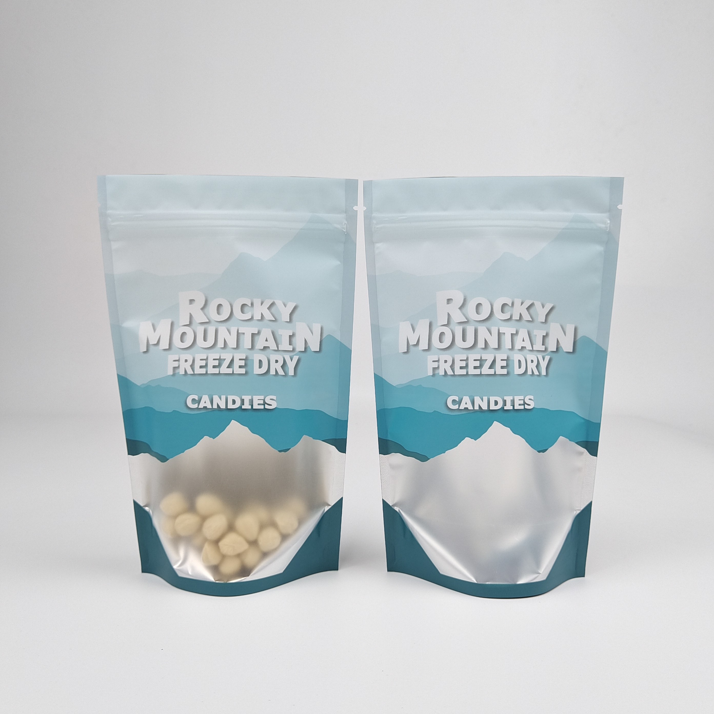 طابع مطبوع على الطلب طابع حرارة 250 غرام 500 غرام الحلويات كيس الدمى ضد الرائحة الوقوف الحقيبة البلاستيكية التعبئة