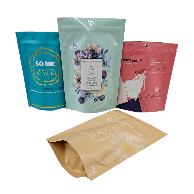 كيس الزيبر القائم لعبوات عينات قابلة للتخصيص ومستحضرات التجميل