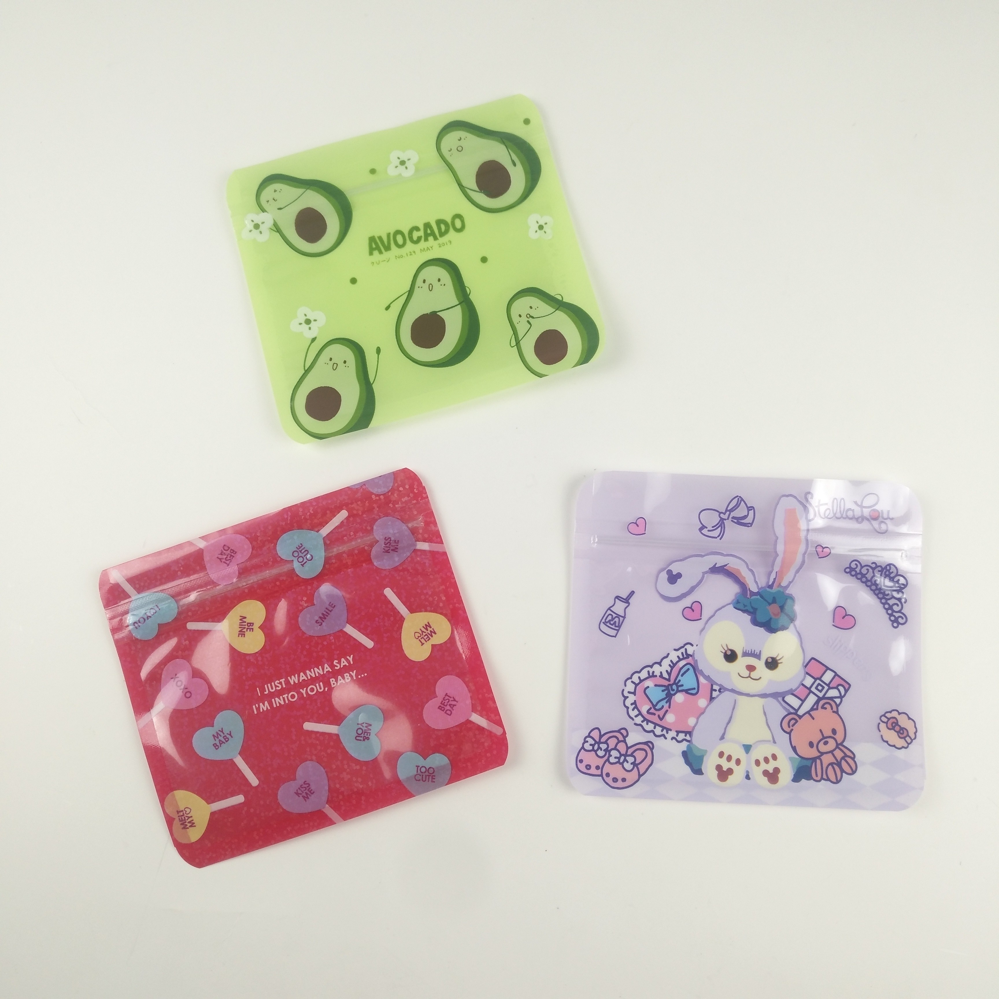 الحجم المخصص والألوان المتاحة الأكياس البلاستيكية التعبئة والتغليف للتعبئة والتغليف الغذائي