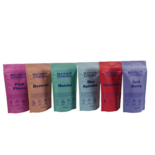 حقائب مايلار المطبوعة رقمياً مقاومة للرائحة حزمة البودر القهوة الوقوف حقيبة زيب قفل مع ورق الألومنيوم