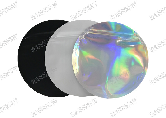 القطع المقطوعة حسب الطلب الشكل الخاص أكياس مايلر قابلة لإعادة الختم سحب ضد الرائحة 3.5 غرام