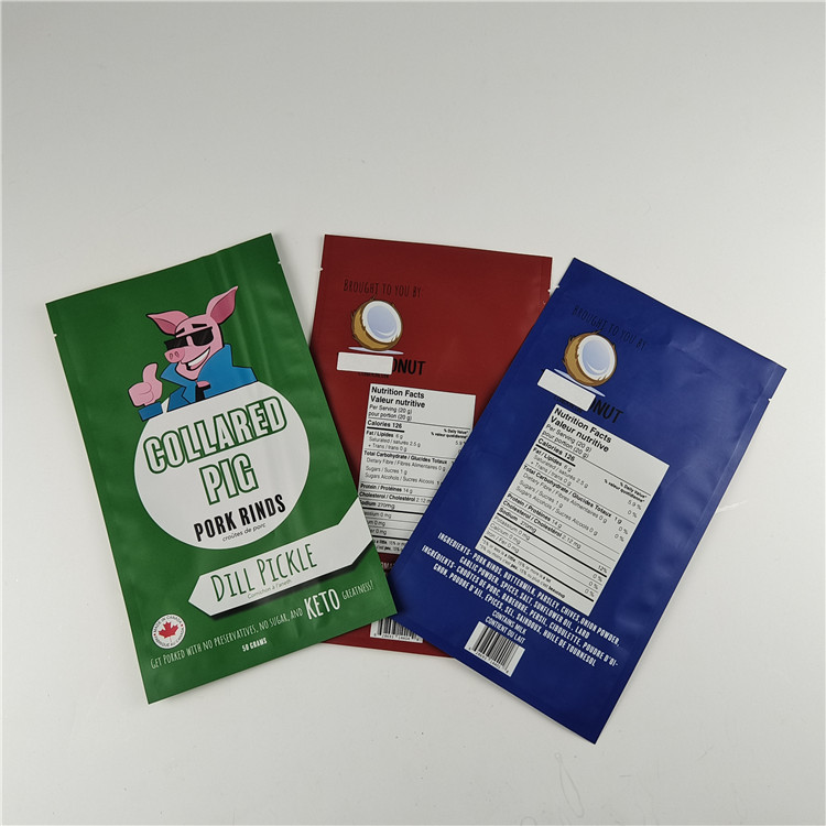 المصنع حجم مخصص التخزين حقيبة الوجبات الخفيفة التعبئة والتغليف غطاء الألومنيوم الصفيحة الوقوف الحقيبة حقيبة التعبئة والتغليف