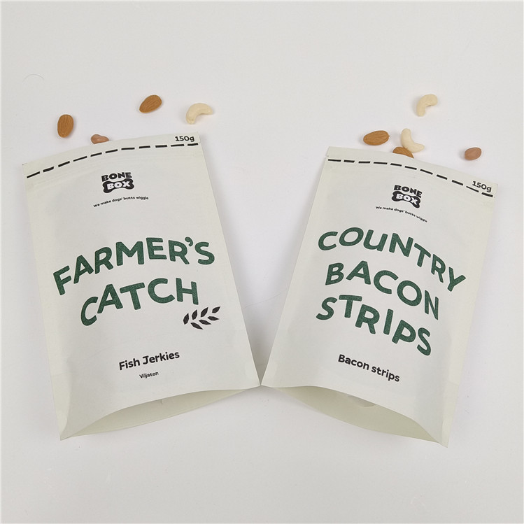 الطباعة الرقمية المخصصة أكياس الزيبر الوقوفية كيس الورق الكرافت المقاوم للرائحة