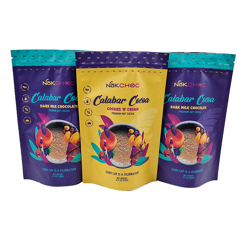 أكياس طباعة شخصية ذات طلاء لامع / متطابق مع متطلبات العملاء