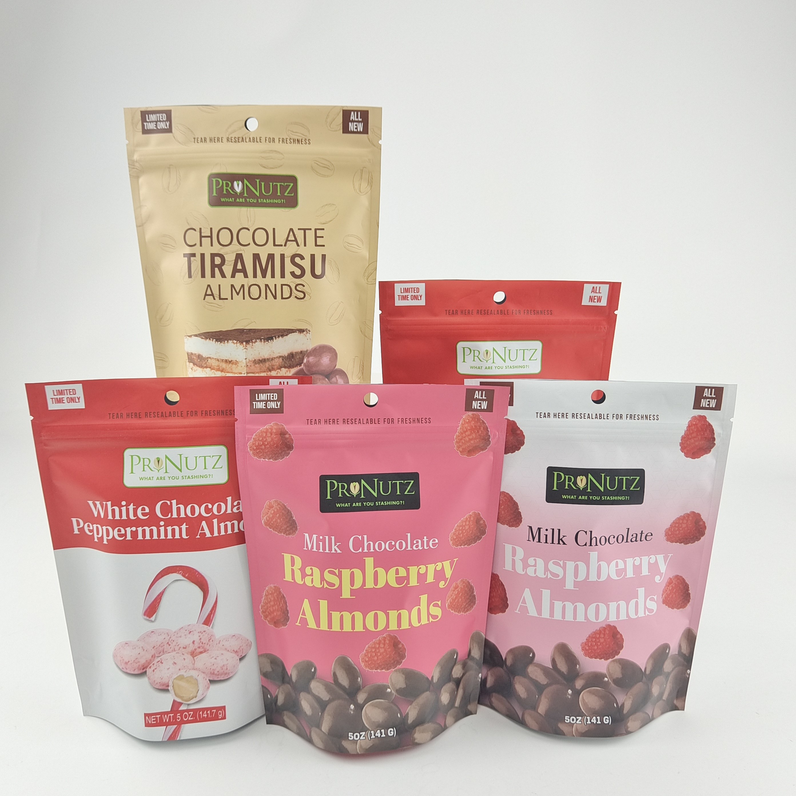 شعار خاص مخصص سحاب بلاستيكي يقف على سقف قفل حقيبة التعبئة والتغليف حزم المأكولات الكعك