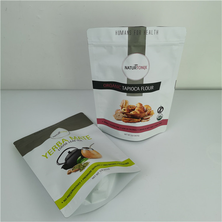 الصديقة للبيئة المخصصة الشعار الخاص التخزين اللين التعبئة والإغراء كيس ورق بلاستيكي كيس للمسحوق