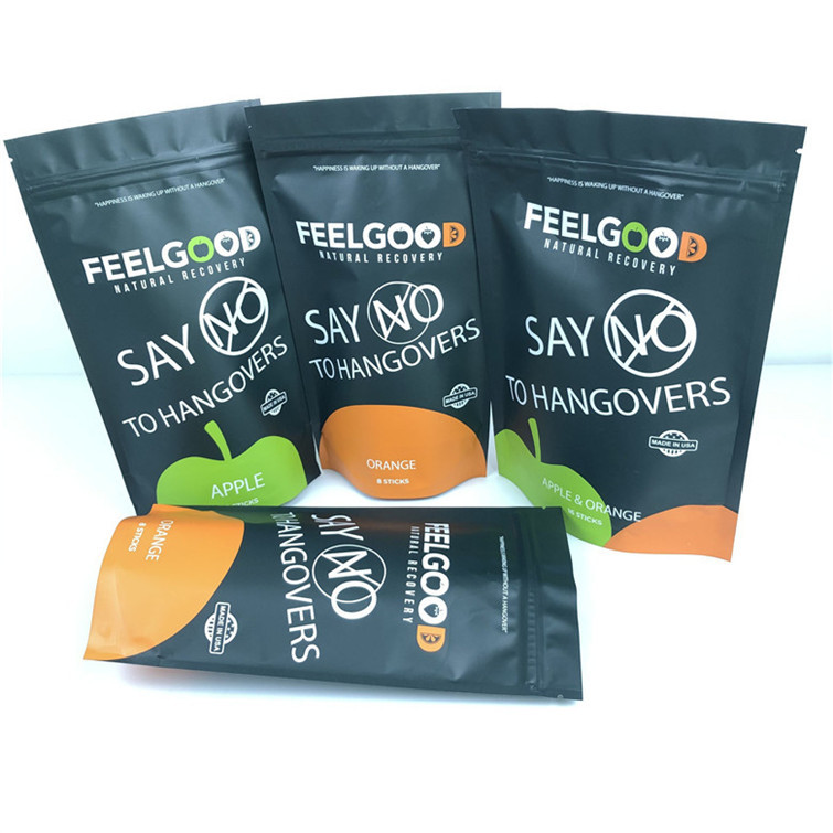 الحجم المخصص والتصميم احتياجات الوقوف الألومنيوم ورق زيبور كيس ضد الرائحة المخصصة مطبوعة