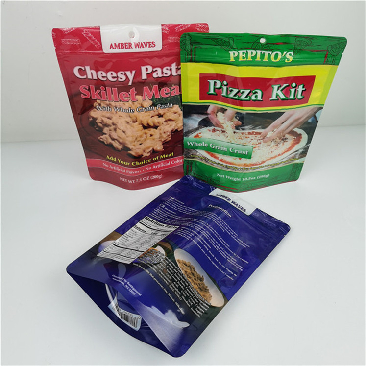 أفضل مبيعات التخزين الصديق للبيئة شعار مخصص مطبوع قفاز سحب كيس البلاستيك القابل لإعادة إغلاق