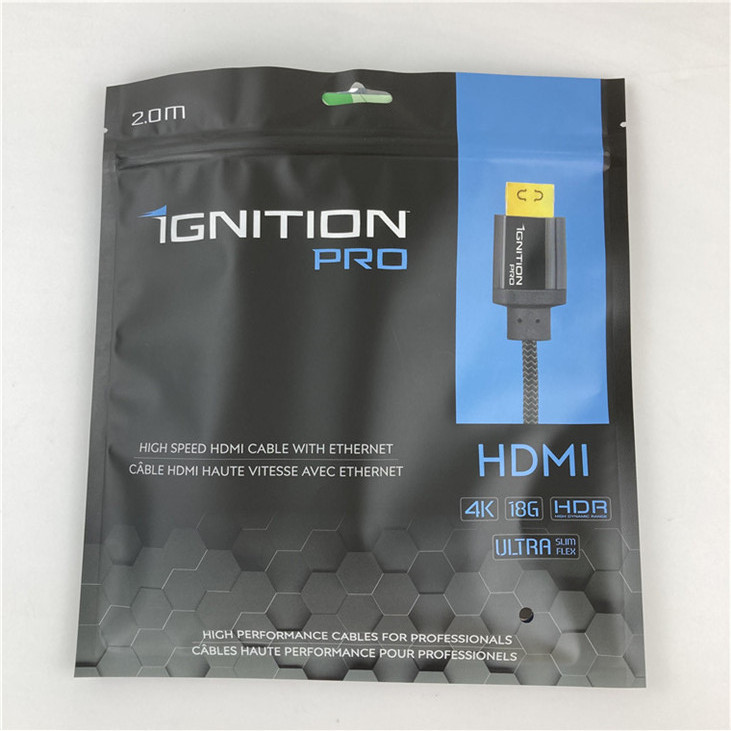 كيس التعبئة المختوم من ثلاثة جوانب كيس التعبئة المطبقة مع سحب المقبولة ما يصل إلى 10 ألوان متاحة