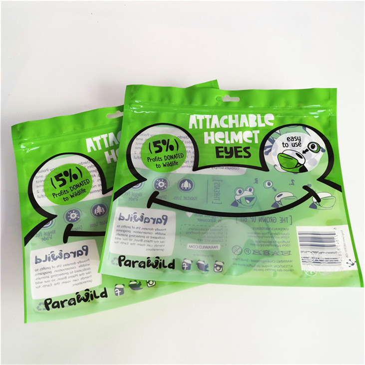 يمكن إعادة إغلاقها ضد الرطوبة ثلاثة جوانب مغلقة عبوة مسطحة كيس كيس بلاستيكي