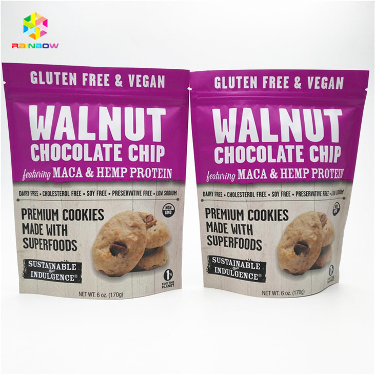 طلاء متطابق طلاء ملون طلاء الألومنيوم Mylar Doypack مع حجم ومصمم مخصص