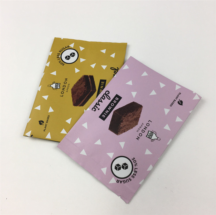 مقاومة للرطوبة 200 غرام حقائب الختم الخلفية الكعك حقائب الشوكولاته