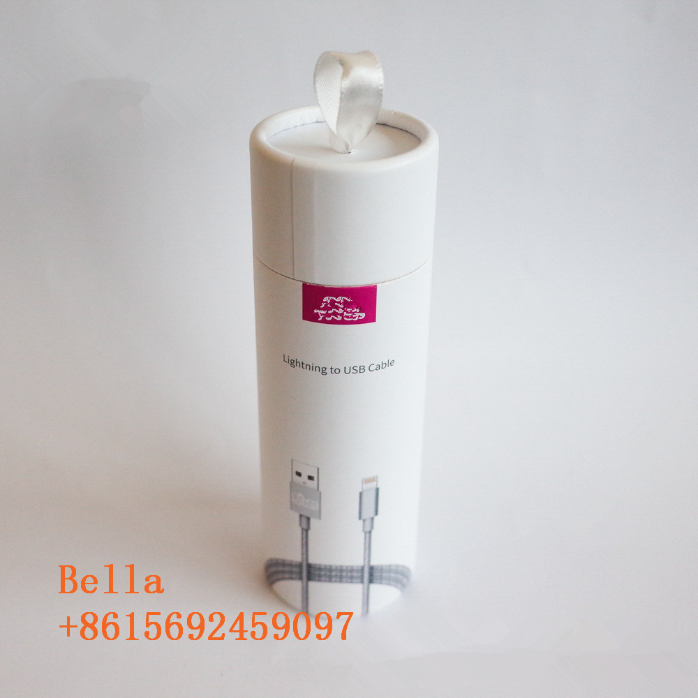 اسطوانة على شكل ورقة مربع التعبئة والتغليف