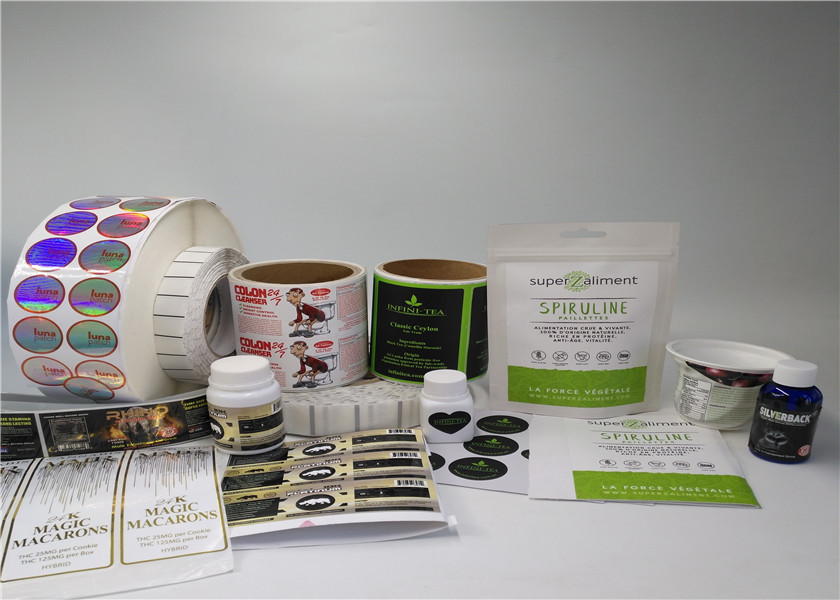 ماء PET / PVC تقليص كم تسميات